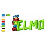 Sesame Street Elmo 08 Embroidery Design